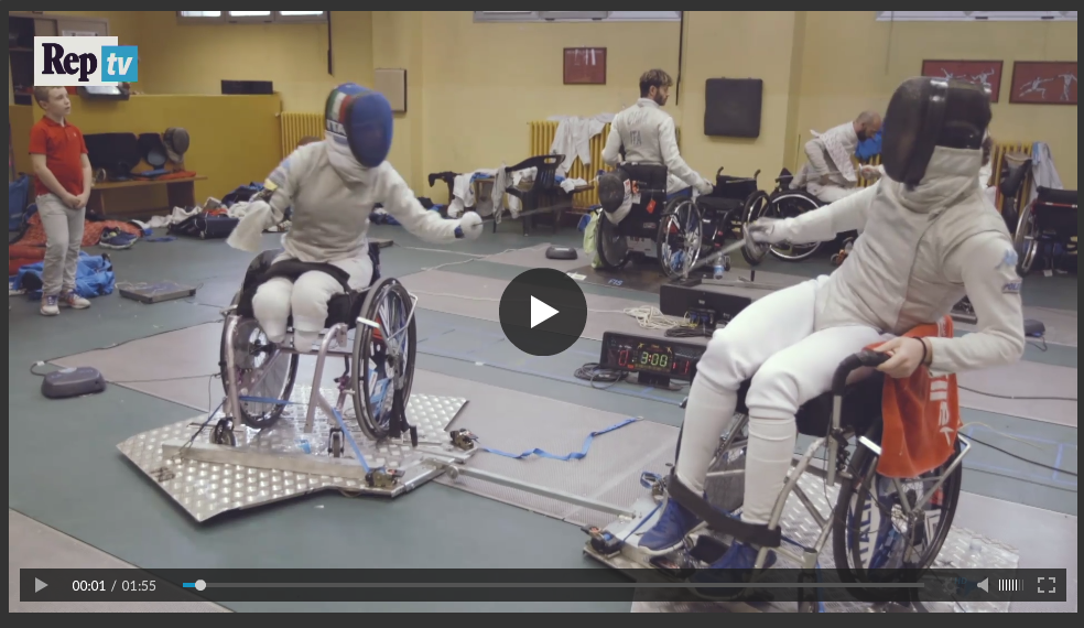 Il video di presentazione della squadra di scherma per i giochi Paralimpici di Rio 2016